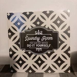 ❌SOLD❌Decorative Laundry Sign
